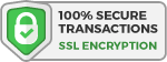 100% secure SSL-encrypted transactions