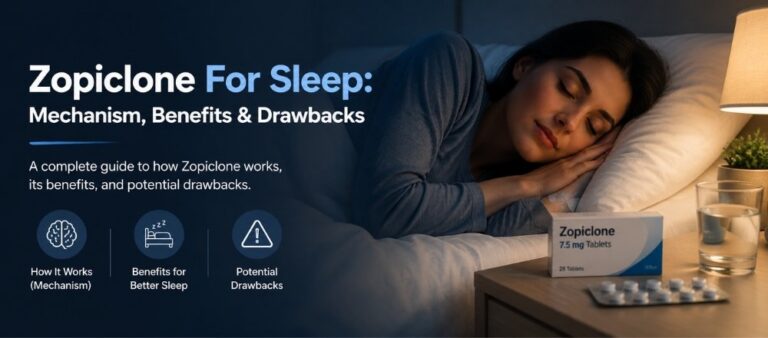 Zopiclone For Sleep: Mechanism, Benefits & Drawbacks