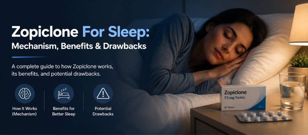 Zopiclone for sleep benefits and info