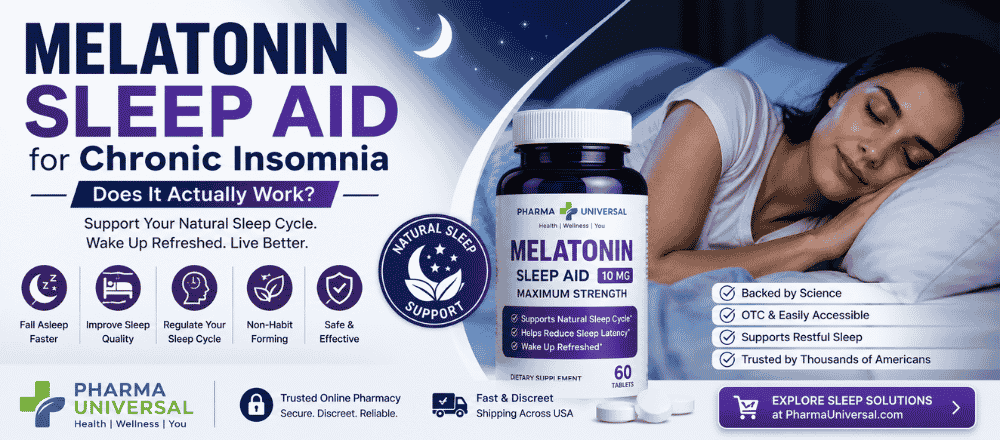 Melatonin Sleep Aid for Chronic Insomnia Does It Actually Work
