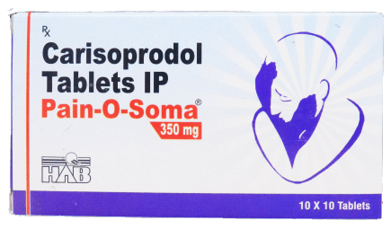 Pain O Soma 350mg (carisoprodol) — buy online at Pharmauniversal
